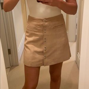 Suede mini skirt Intermix buttons